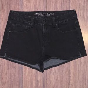 American eagle Black High-rise shortie